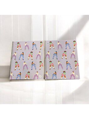 Be Rooted 1 Subject Notebook 70 Sheets Lined Paper 8.5x10.5" Dancing Girl Design